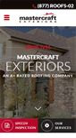 Mobile Screenshot of mastercraftexteriors.com